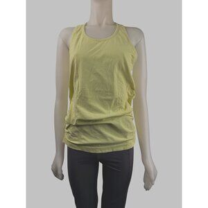 Athleta Women's Speedlight Yellow Racerback‎ Tank Top 150988372  Size L